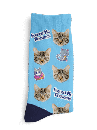 Chaussettes personnalisées - Nourris-moi
