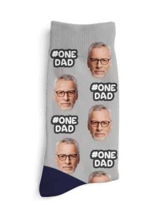 Chaussettes personnalisées - #Papa au top