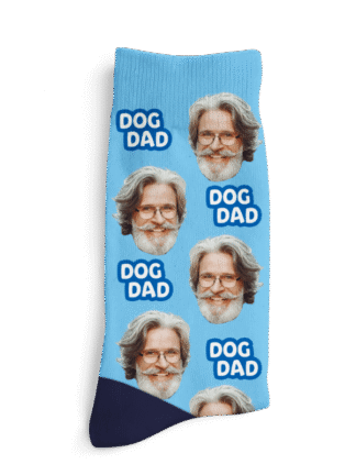 Chaussettes personnalisées - Papa chien