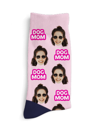 Chaussettes personnalisées - Maman chien