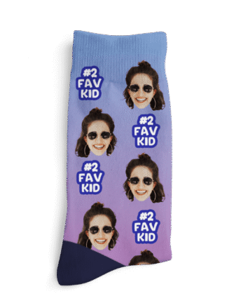 Chaussettes personnalisées - 2ème enfant préféré