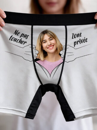 Boxer personnalisé avec photo (Le cadeau ultime!)