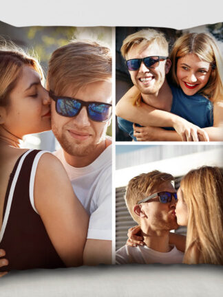 Coussin montage photo personnalisé