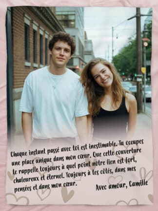 Couverture personnalisée - Toujours à tes côtés