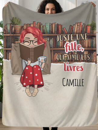 Couverture personnalisée pour les amoureux des livres