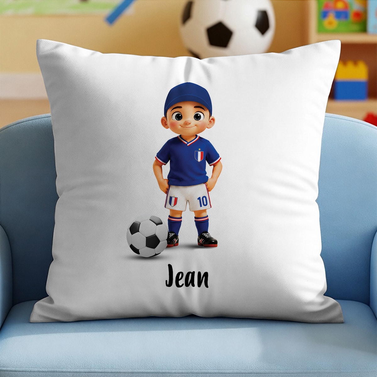 Coussin personnalisé - Fan de foot