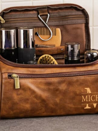 Trousse de toilette homme personnalisée
