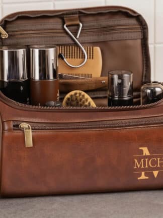 Trousse de toilette homme personnalisée