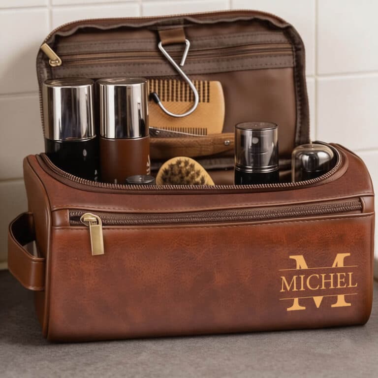 Trousse de toilette homme personnalisée