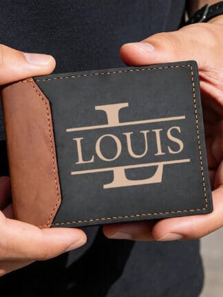 Portefeuille personnalisé avec prénom