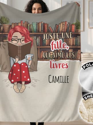 Couverture personnalisée pour les amoureux des livres