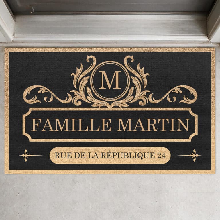 Paillasson personnalisé avec votre nom